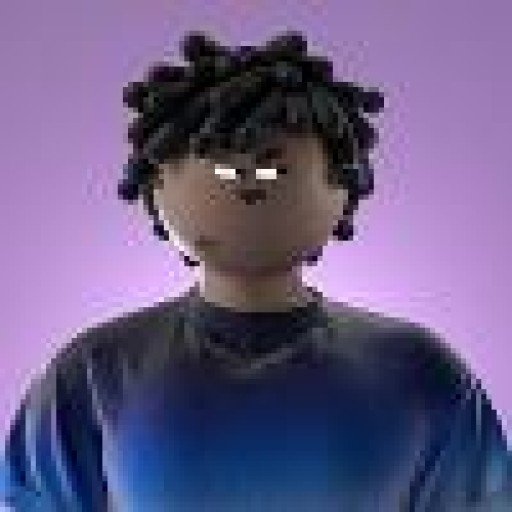 Roblox Purple hair bacon Picture for profile pic on social media